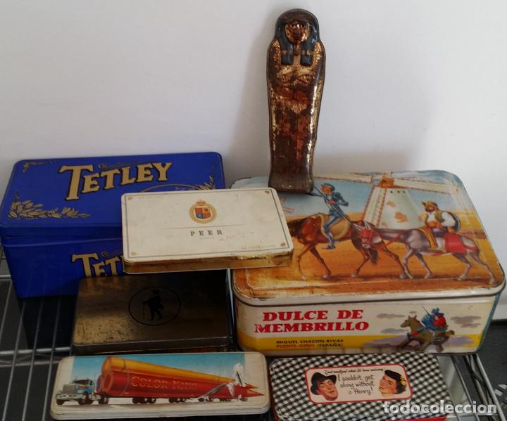 Cajas y cajitas met&aacute;licas: Lote 7 cajas coleccionables - Foto 3