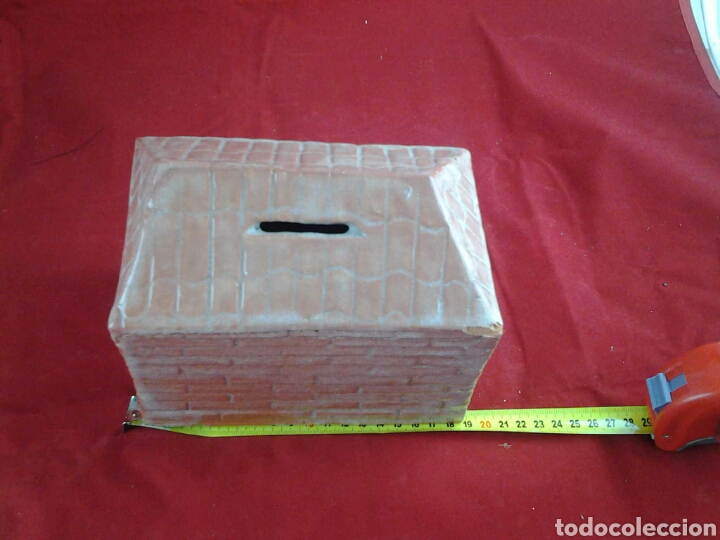 Cajas y cajitas met&aacute;licas: Hucha arcilla esmaltada - Foto 1