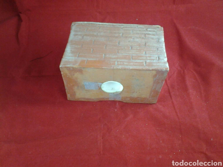Cajas y cajitas met&aacute;licas: Hucha arcilla esmaltada - Foto 2