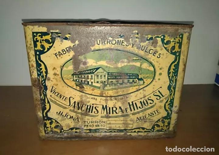 Caixas e caixinhas met&aacute;licas: CAJA MUY ANTIGUA, LITOGRAFIA M.ALEMAN , A&Ntilde;OS 30