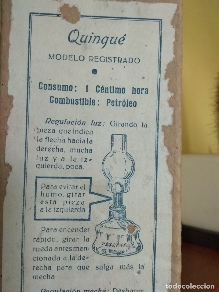 Cajas y cajitas met&aacute;licas: caja quinqu&eacute; con instrucciones - Foto 1