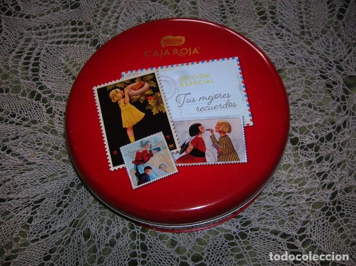 Caixas e caixinhas met&aacute;licas: Preciosa lata de Bombones.Moderna.