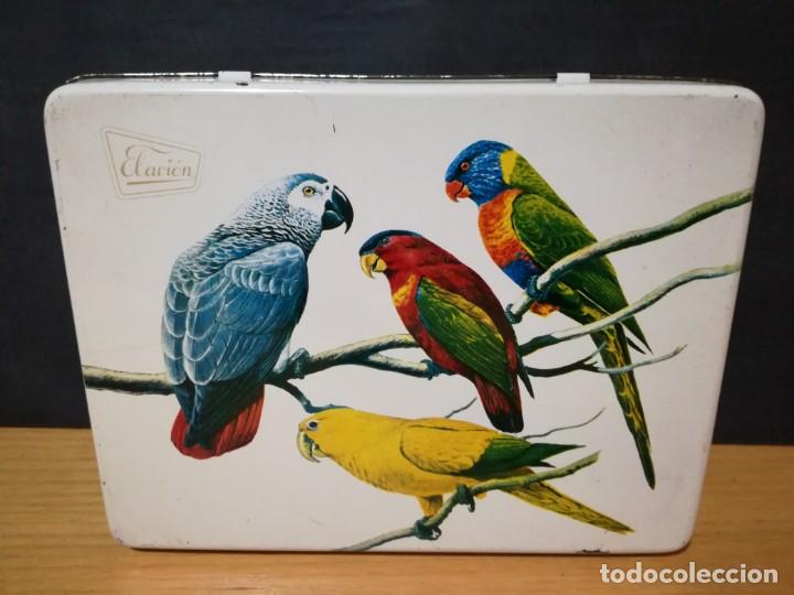 Caja Metálica Pequeña con Diseño de Aves -  México