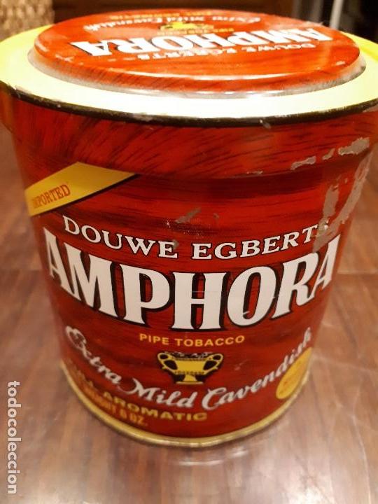 Cajas y cajitas met&aacute;licas: Caja Met&aacute;lica AMPHORA Pipe Tobacco. Tabaco para pipa. 6oz Holanda