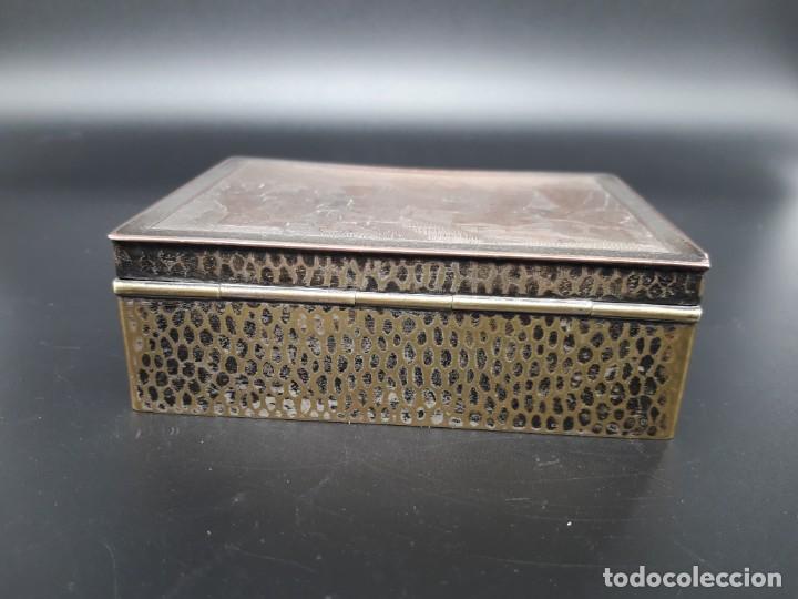 Cajas y cajitas met&aacute;licas: Caja cobre repujado Francesa - Foto 4