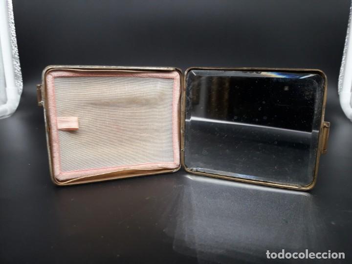 Cajas y cajitas met&aacute;licas: Caja polvera Art deco - Foto 5