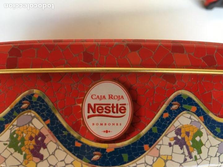 Cajas y cajitas met&aacute;licas: CAJA ROJA DE NESTLE - Foto 2