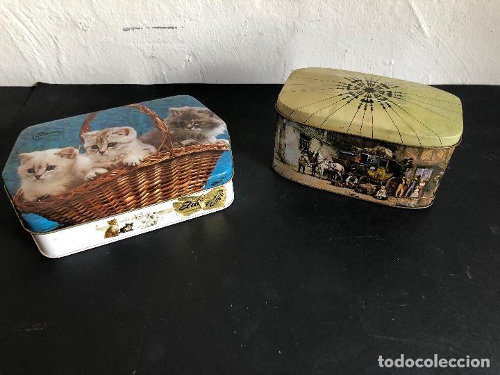 Cajas y cajitas met&aacute;licas: PAREJA DE LATAS EL AVION - Foto 1