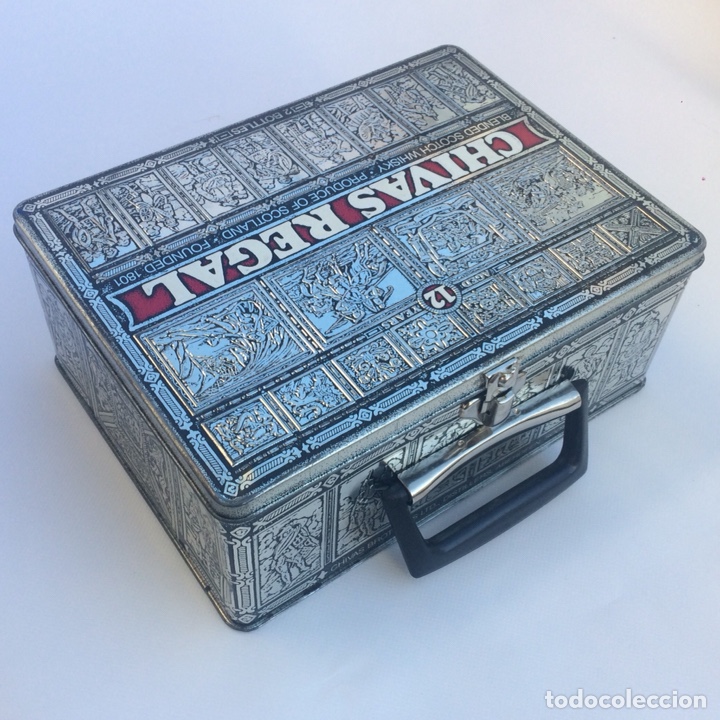 Cajas y cajitas met&aacute;licas: Caja CHIVAS REGAL - Foto 1