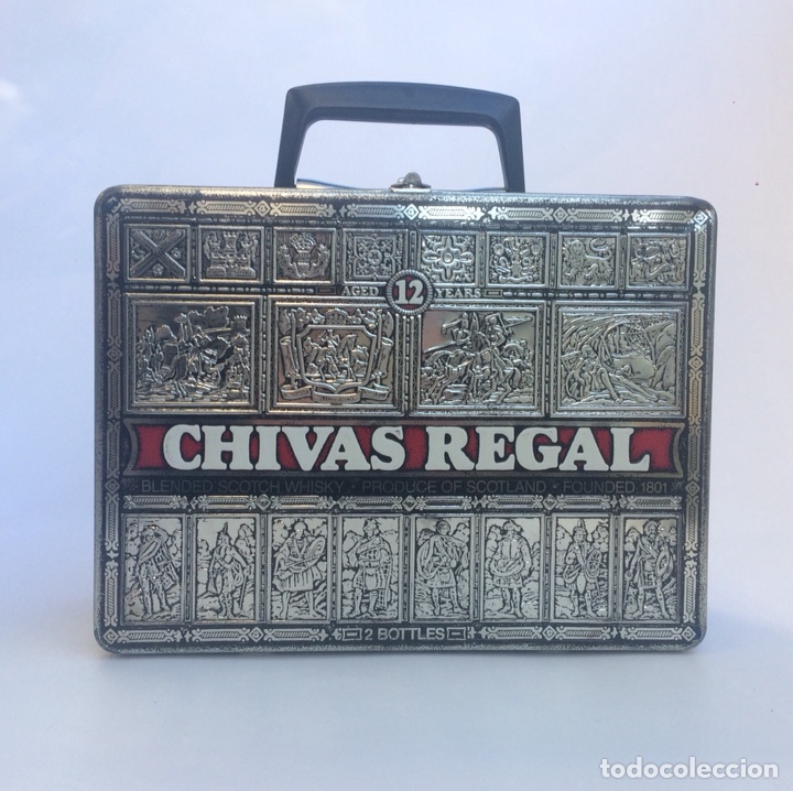 Cajas y cajitas met&aacute;licas: Caja CHIVAS REGAL - Foto 2