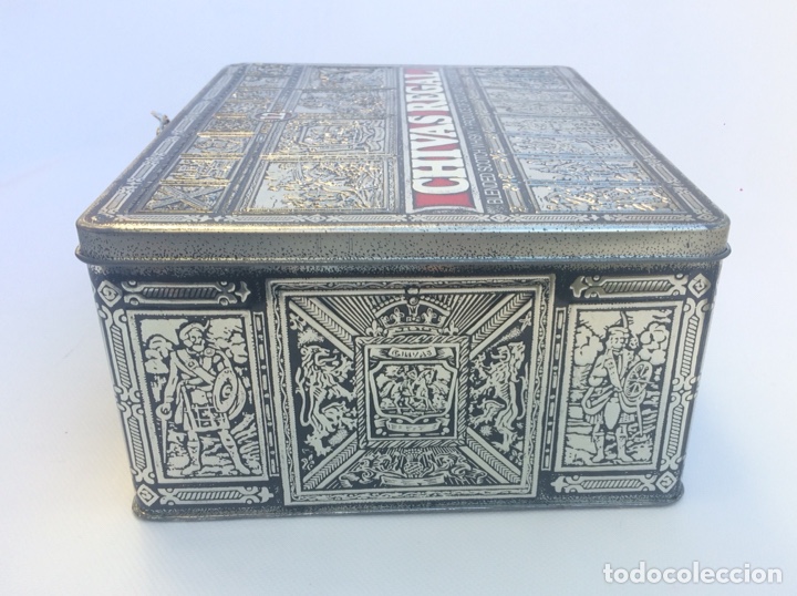 Cajas y cajitas met&aacute;licas: Caja CHIVAS REGAL - Foto 3