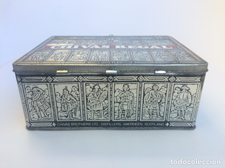 Cajas y cajitas met&aacute;licas: Caja CHIVAS REGAL - Foto 4