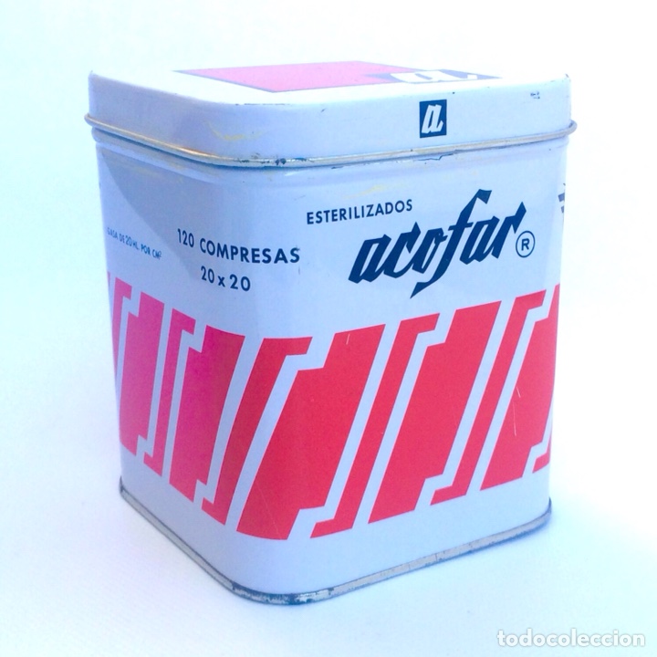 Cajas y cajitas met&aacute;licas: Caja met&aacute;lica gasas ACOFAR