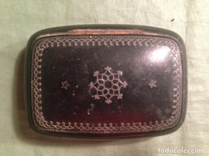 Cajas y cajitas met&aacute;licas: CAJA DE RAP&Eacute; DE NACAR - Foto 1