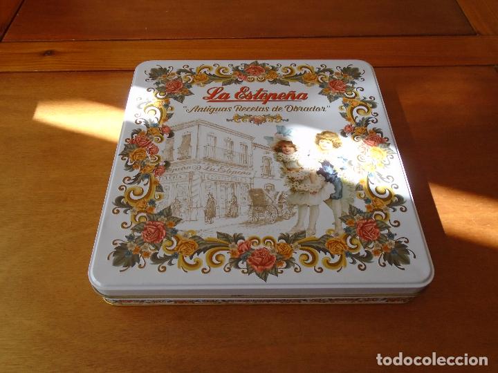 Cajas y cajitas met&aacute;licas: CAJA MET&Aacute;LICA LA ESTEPE&Ntilde;A, ANTIGUAS RECETAS DE OBRADOR