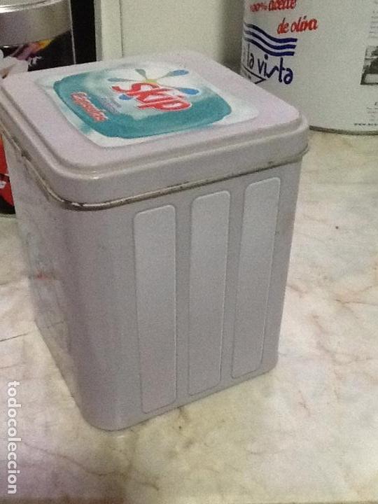 Cajas y cajitas met&aacute;licas: CAJA MET&Aacute;LICA DETERGENTE SKIP CAPSULAS - Foto 2