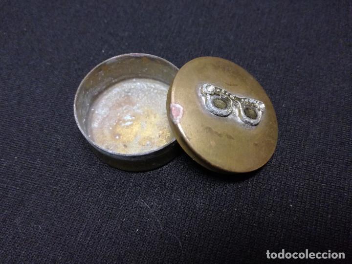 Blechdosen und Kisten: CAJITA / PASTILLERO DE BRONCE / LATON - motivo gafas