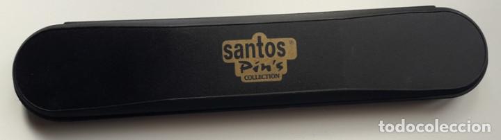 Cajas y cajitas met&aacute;licas: ANTIGUA CAJA ESTUCHE VACIO. PARA PINS O RELOJ DE PULSERA. A&Ntilde;OS 90. VER FOTOS.