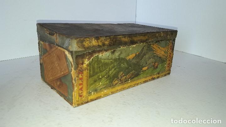 Bo&icirc;tes et petites bo&icirc;tes m&eacute;talliques: CAJA METALICA DE GALLETAS BIRMA