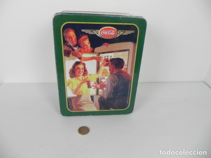Boxes and metal boxes: CAJA METALICA COCA-COLA (MEDIDAS: 22x17x10)