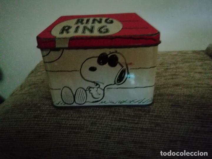 Cajas y cajitas met&aacute;licas: Caja de lata snoopy