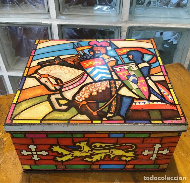 Cajas y cajitas met&aacute;licas: CAJA LITOGRAFIADA, INGLESA - Foto 1