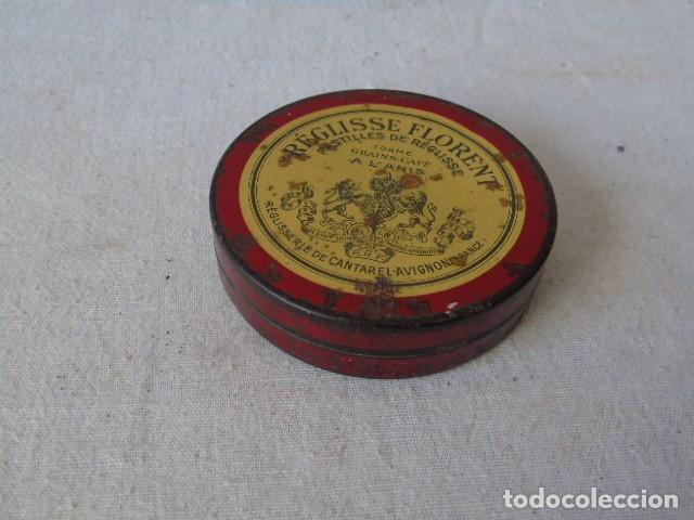 Cajas y cajitas met&aacute;licas: caja cajita caramelo regaliz florent muy antigua