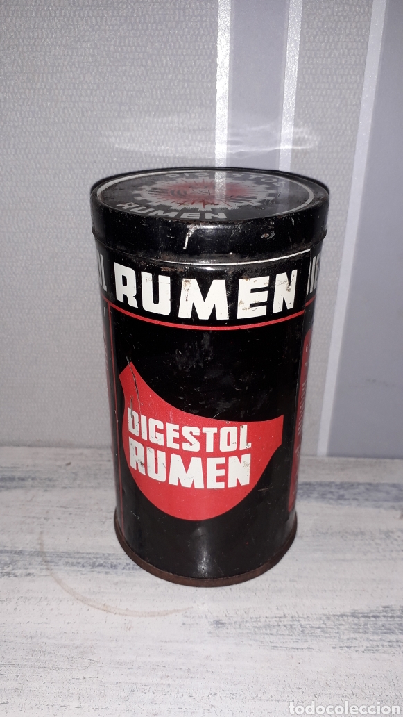 Cajas y cajitas met&aacute;licas: Antigua Lata Digestol Rumen