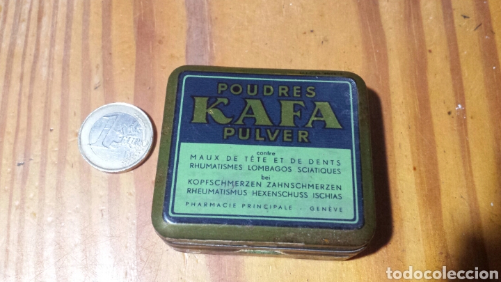 Cajas y cajitas met&aacute;licas: Lata medicamento Ginebra