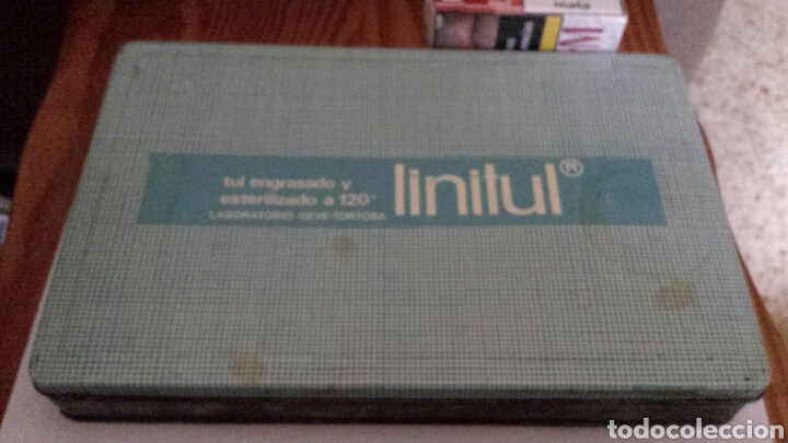 Cajas y cajitas met&aacute;licas: Lata linitul grande - Foto 1