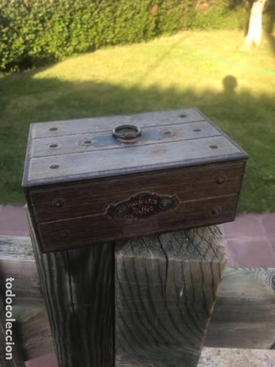 Cajas y cajitas met&aacute;licas: Caja cafe, Hamburgo, a&ntilde;o 50-60