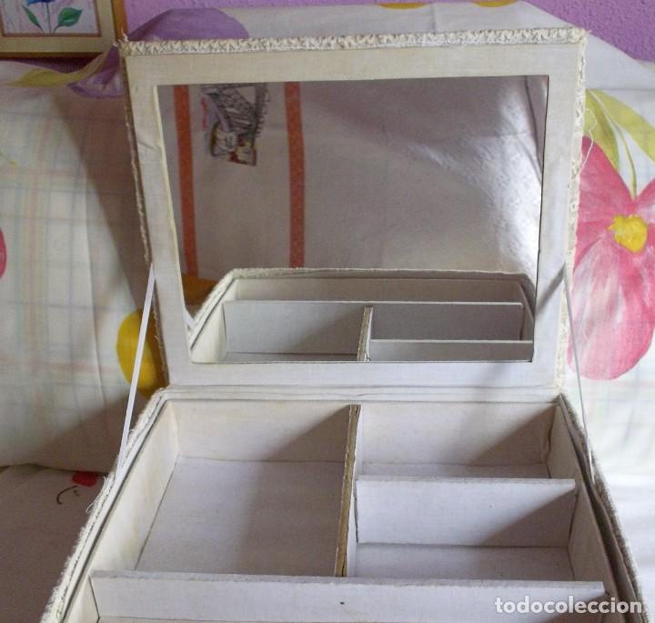 Cajas y cajitas met&aacute;licas: CAJA JOYERO DE TELA DRAPEADA - Foto 5
