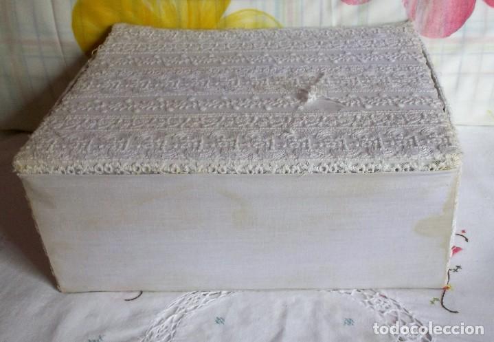Cajas y cajitas met&aacute;licas: CAJA JOYERO DE TELA DRAPEADA - Foto 6