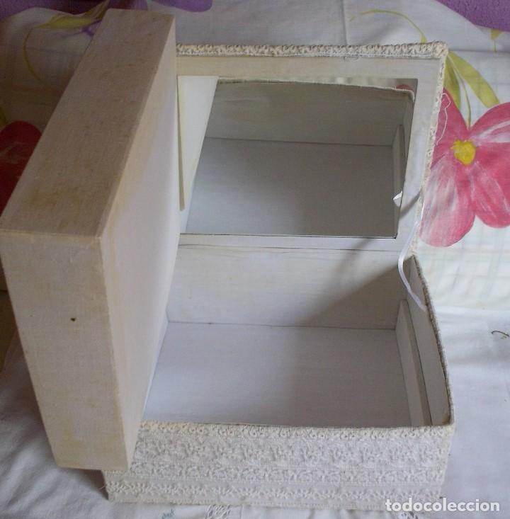 Cajas y cajitas met&aacute;licas: CAJA JOYERO DE TELA DRAPEADA - Foto 8
