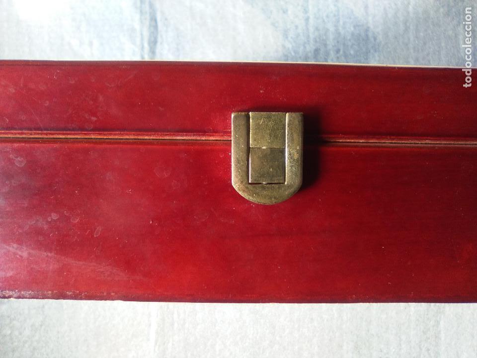 Cajas y cajitas met&aacute;licas: Caja Nescaf&eacute; de madera maciza vintaje - Foto 3