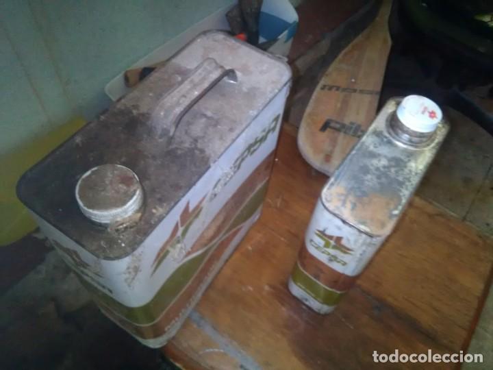 Cajas y cajitas met&aacute;licas: 2latas antiguas aceite cepsa - Foto 1