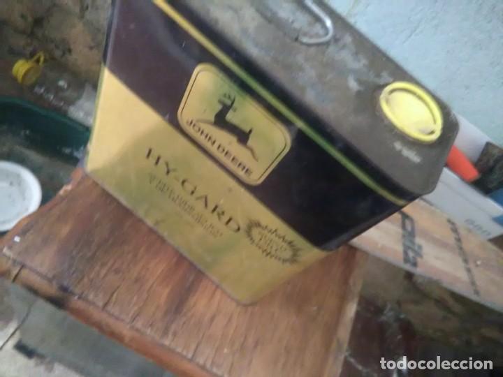 Cajas y cajitas met&aacute;licas: Lata aceite John deere - Foto 2