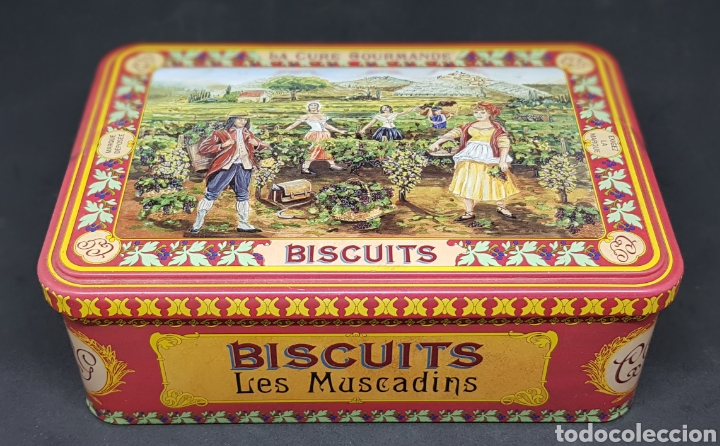 Casse e cassette metalliche: Caja metal - biscuits - muscadins - car153