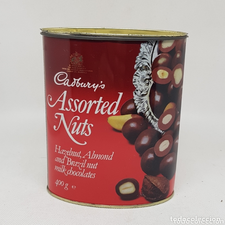 Cajas y cajitas met&aacute;licas: Assorted nuts - lata - car156 - Foto 1