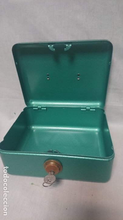gran caja de caudales-joma verde metalizado+lla - Compra venta en  todocoleccion