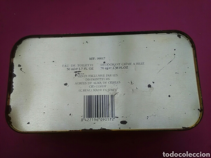 Cajas y cajitas met&aacute;licas: Caja de lata antigua - Foto 2