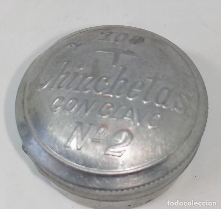 Cajas y cajitas met&aacute;licas: CAJA ALUMINIO CHINCHETAS N&Uacute;MERO 2 - Foto 1