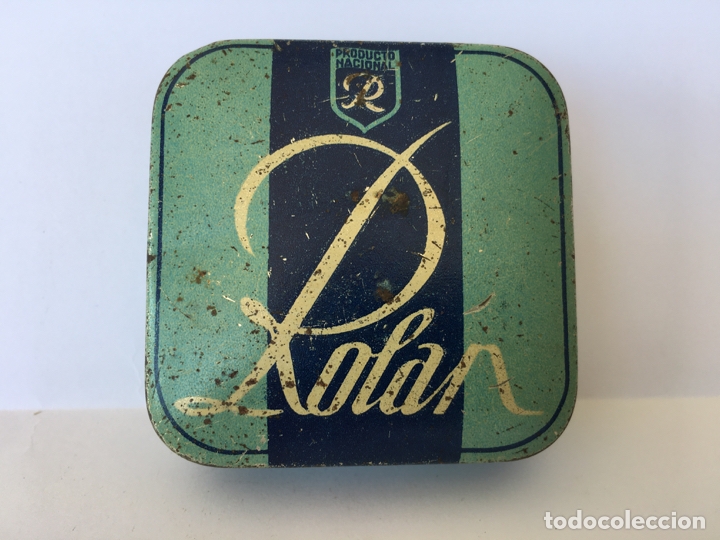 Cajas y cajitas met&aacute;licas: LATA DE CINTA DE MAQUINA DE ESCRIBIR ROLAN