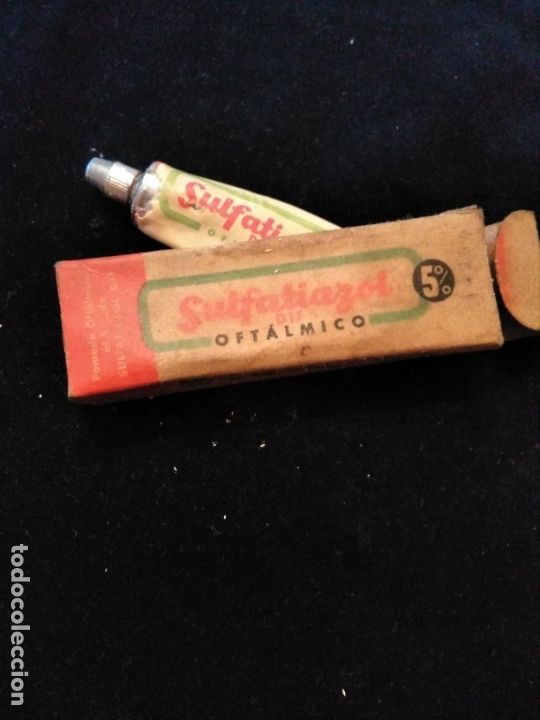 Cajas y cajitas met&aacute;licas: ANTIGUO MEDICAMENTO ,CAJA MEDICINA SULFATIAZOL