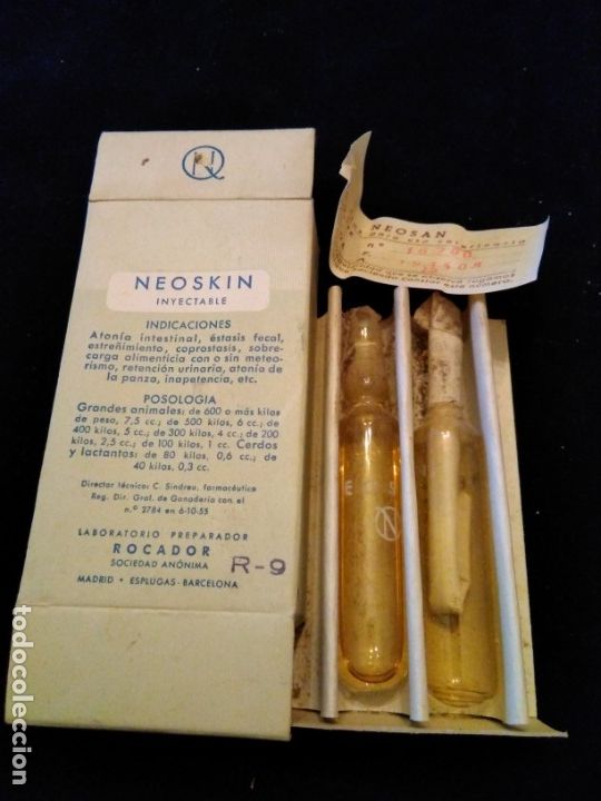 Cajas y cajitas met&aacute;licas: ANTIGUO MEDICAMENTO ,CAJA MEDICINA NEOSKIN