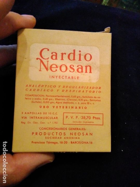 Cajas y cajitas met&aacute;licas: ANTIGUO MEDICAMENTO ,BOTE MEDICINA CARDIO NEOSAN