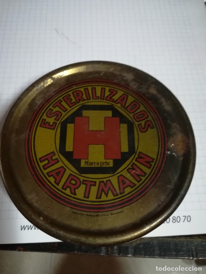 Blechdosen und Kisten: ANTIGUA CAJA METALICA DE COMPRESAS ESTERILIZADAS. LLENA
