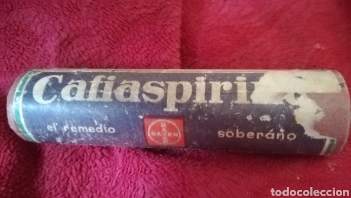 Caixas e caixinhas met&aacute;licas: Antiguo recipiente de Cafiaspirina