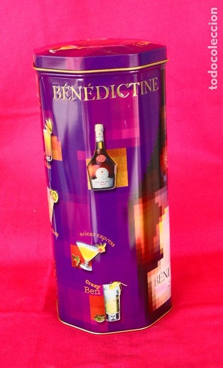 lata de licor benedictine con recetas de coctel - Compra venta en  todocoleccion