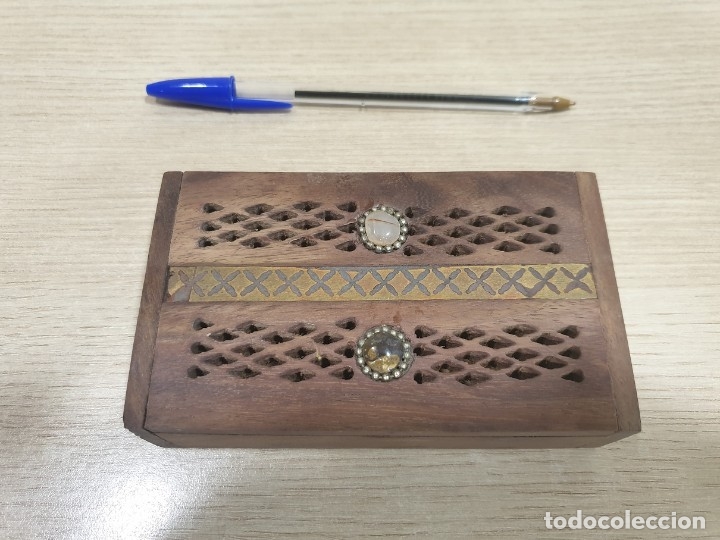 Blechdosen und Kisten: CAJITA DE MADERA FABRICADA EN INDIA